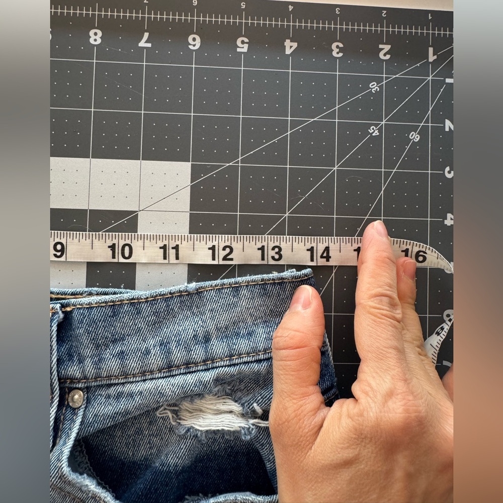 Blue Distressed Jeans - Picture 12 of 13